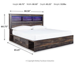 Drystan King Storage Bed, Dresser, Mirror, Chest and Nightstand
