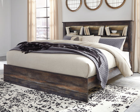 Furniture City Houma - Ashley Furniture - Drystan King Bookcase Bed - King Bookcase Bed / Multi - B211B53