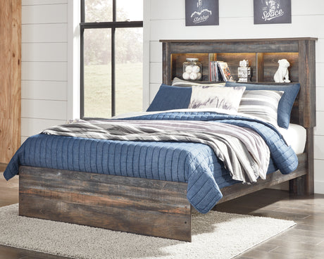 Furniture City Houma - Ashley Furniture - Drystan Full Bookcase Bed - Full Bookcase Bed / Multi - B211B46