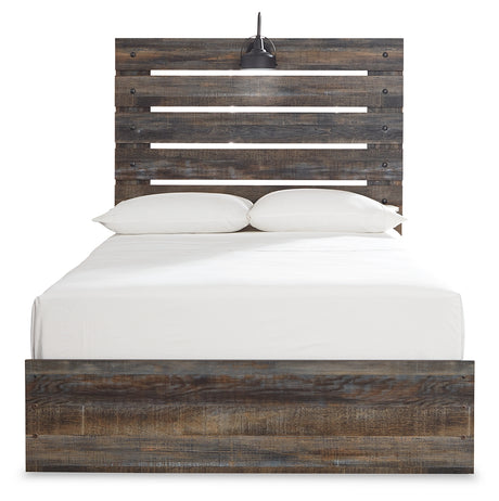 Furniture City Houma - Ashley Furniture - Drystan Full Panel Bed - Full Panel Bed / Multi - B211B3