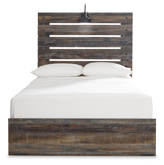 Furniture City Houma - Ashley Furniture - Drystan Full Panel Bed - Full Panel Bed / Multi - B211B3