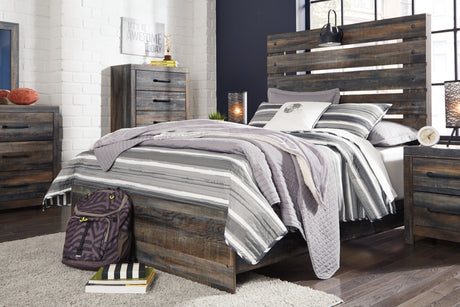 Furniture City Houma - Ashley Furniture - Drystan Full Panel Bed - Full Panel Bed - B211B3