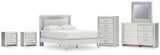 Zyniden Queen Upholstered Panel Bed