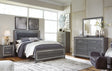 Furniture City Houma - Ashley Furniture - Lodanna Queen Upholstered Panel Bed, Dresser, Mirror and 2 Nightstands - Queen Upholstered Panel Bed, Dresser, Mirror and 2 Nightstands - B214B36