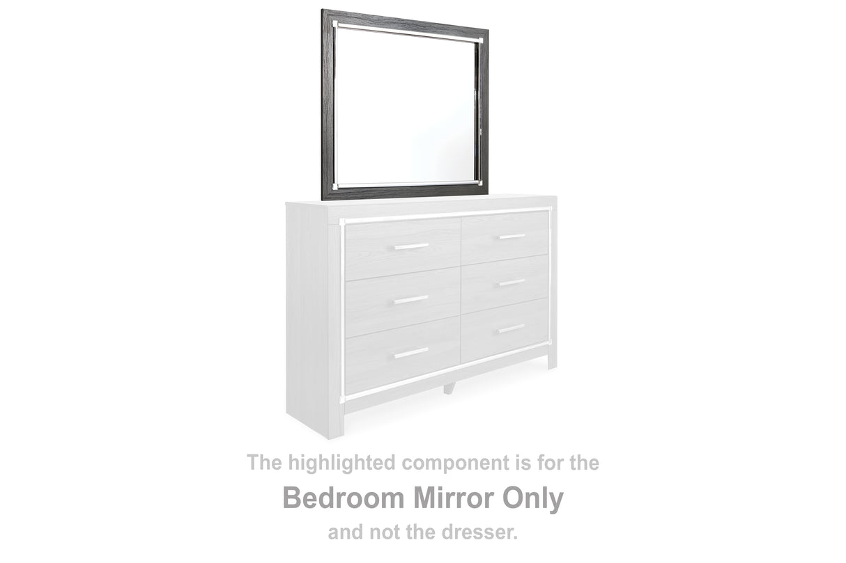 Furniture City Houma - Ashley Furniture - Lodanna Bedroom Mirror - Bedroom Mirror / Gray - B214-36