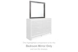 Furniture City Houma - Ashley Furniture - Lodanna Bedroom Mirror - Bedroom Mirror / Gray - B214-36