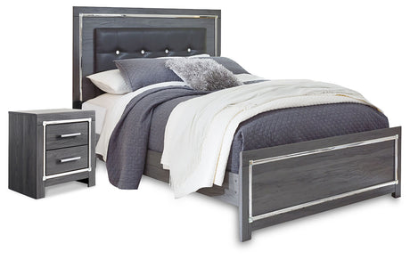 Lodanna Queen Panel Bed and Nightstand