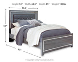 Lodanna Queen Panel Bed and Nightstand