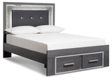 Lodanna Full Panel Storage Bed and Dresser