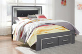 Lodanna Full Storage Bed, Dresser, Mirror, Chest and Nightstand