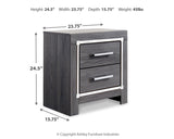 Lodanna Queen Panel Bed and Nightstand