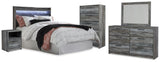 Furniture City Houma - Ashley Furniture - Baystorm Queen Panel Headboard, Dresser, Mirror, Chest and Nightstand - Queen Panel Headboard, Dresser, Mirror, Chest and Nightstand - B221B78