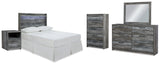 Furniture City Houma - Ashley Furniture - Baystorm Full Panel Headboard Bed. Dresser, Mirror, Chest and Nightstand - Full Panel Headboard Bed. Dresser, Mirror, Chest and Nightstand - B221B73