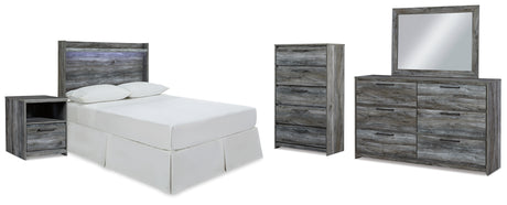 Furniture City Houma - Ashley Furniture - Baystorm Full Panel Headboard Bed. Dresser, Mirror, Chest and Nightstand - Full Panel Headboard Bed. Dresser, Mirror, Chest and Nightstand - B221B73
