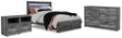 Furniture City Houma - Ashley Furniture - Baystorm Queen Panel Storage Bed, Dresser and 2 Nightstands - Queen Panel Storage Bed, Dresser and 2 Nightstands / Gray - B221B88
