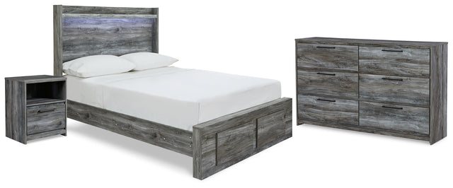 Furniture City Houma - Ashley Furniture - Baystorm Full Panel Storage Bed, Dresser and Nightstand - Full Panel Storage Bed, Dresser and Nightstand - B221B58