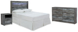 Furniture City Houma - Ashley Furniture - Baystorm Full Panel Headboard, Dresser and Nightstand - Full Panel Headboard, Dresser and Nightstand - B221B59