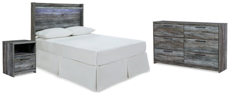 Furniture City Houma - Ashley Furniture - Baystorm Full Panel Headboard, Dresser and Nightstand - Full Panel Headboard, Dresser and Nightstand - B221B59