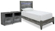Furniture City Houma - Ashley Furniture - Baystorm Twin Panel Bed and 2 Nightstands - Twin Panel Bed and 2 Nightstands - B221B94