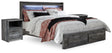 Furniture City Houma - Ashley Furniture - Baystorm King Panel Storage Bed and 2 Nightstands - King Panel Storage Bed and 2 Nightstands - B221B55