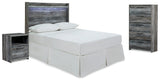 Furniture City Houma - Ashley Furniture - Baystorm Full Panel Headboard, Chest and Nightstand - Full Panel Headboard, Chest and Nightstand - B221B60