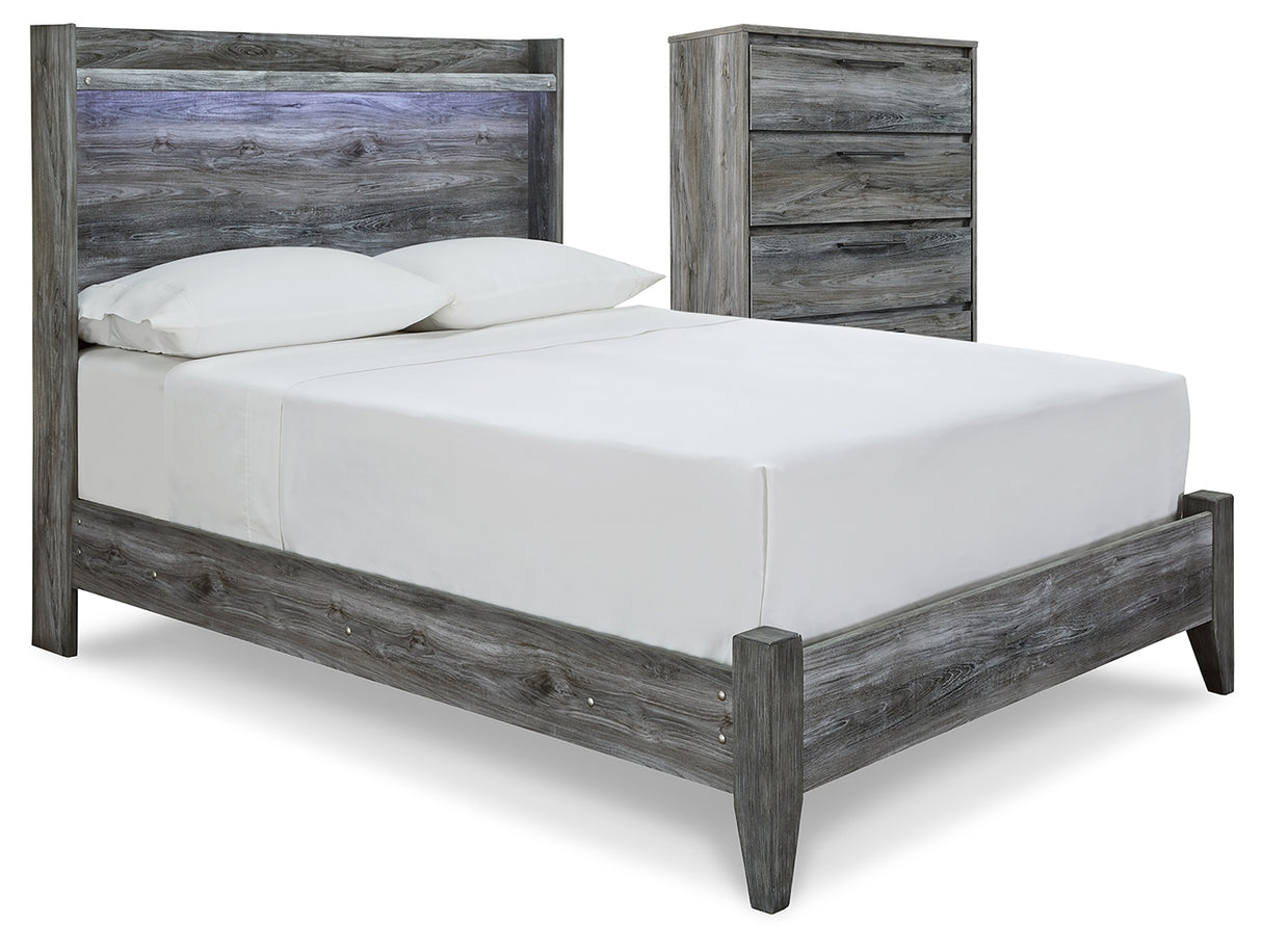 Furniture City Houma - Ashley Furniture - Baystorm Full Panel Bed and Chest - Full Panel Bed and Chest - B221B50