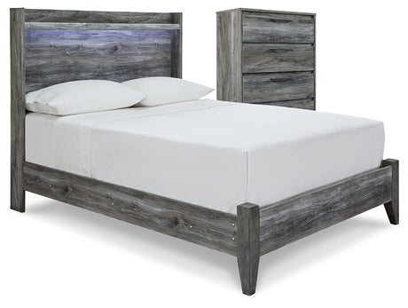 Furniture City Houma - Ashley Furniture - Baystorm Full Panel Bed and Chest - Full Panel Bed and Chest - B221B50
