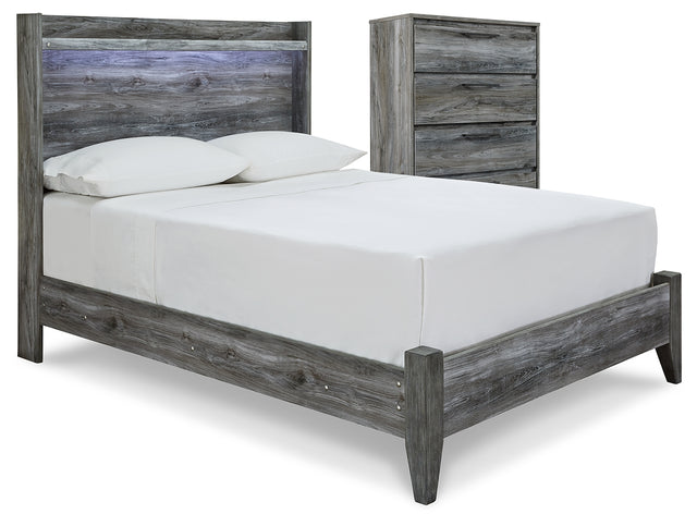 Furniture City Houma - Ashley Furniture - Baystorm Full Panel Bed and Chest - Full Panel Bed and Chest - B221B50
