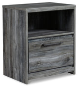 Baystorm King Panel Storage Bed, Dresser, Chest and 2 Nightstands