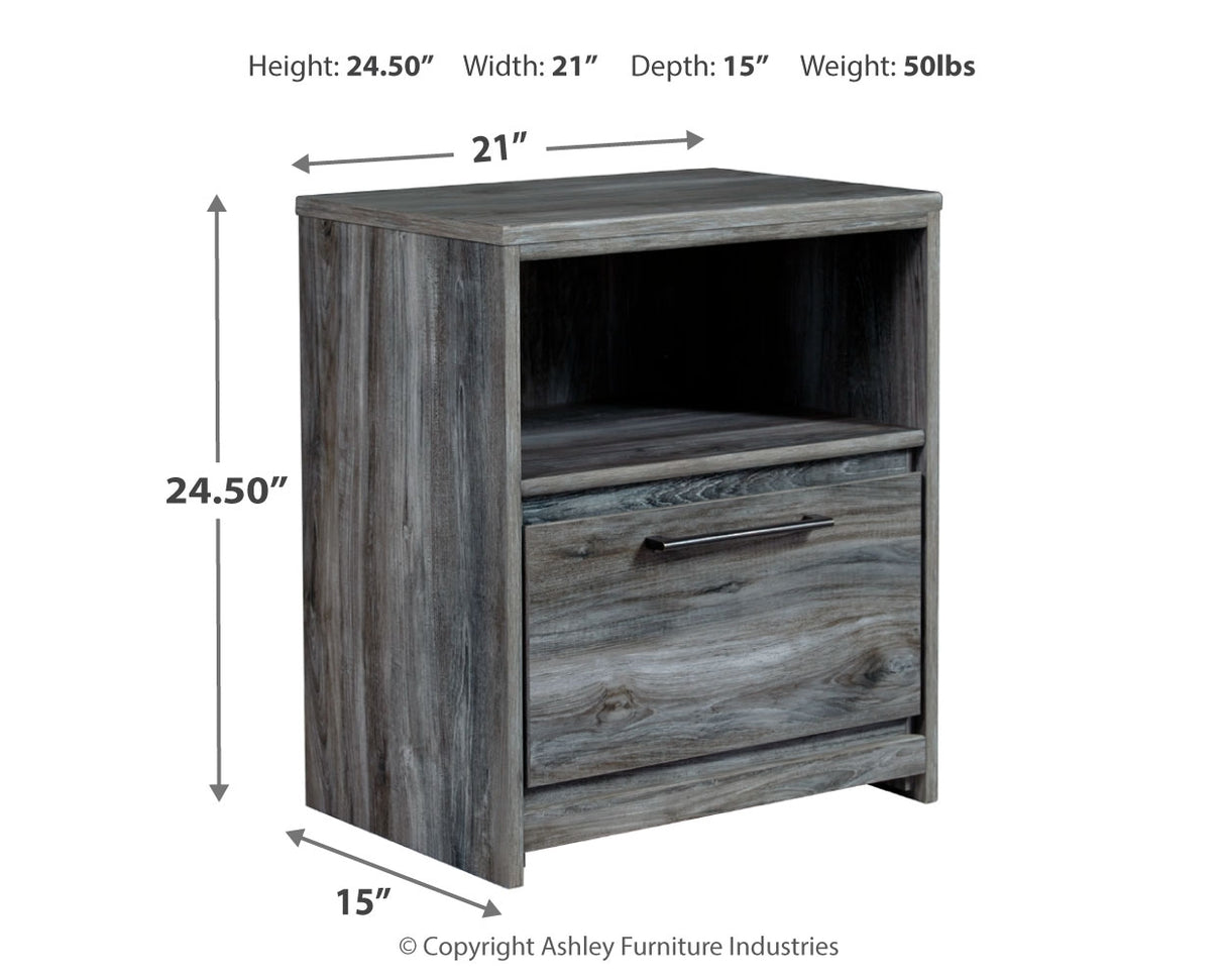 Baystorm King Panel Storage Bed, Dresser, Chest and 2 Nightstands