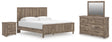 Furniture City Houma - Ashley Furniture - Rusticott King Panel Bed, Dresser, Mirror and Nightstand - King Panel Bed, Dresser, Mirror and Nightstand - PCB2260B11