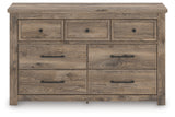 Rusticott Queen Panel Bed, Dresser and Nightstand