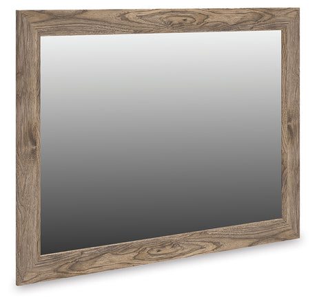 Furniture City Houma - Ashley Furniture - Rusticott Bedroom Mirror - Bedroom Mirror / Brown - PCB2260-36
