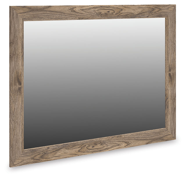 Furniture City Houma - Ashley Furniture - Rusticott Bedroom Mirror - Bedroom Mirror / Brown - PCB2260-36