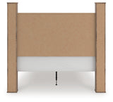 Rusticott Queen Poster Bed, Dresser and Mirror