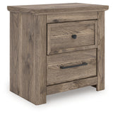 Rusticott Queen Panel Bed, Dresser and Nightstand