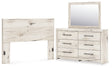 Furniture City Houma - Ashley Furniture - Lawroy Queen Panel Headboard, Dresser and Mirror - Queen Panel Headboard, Dresser and Mirror - B2310B25