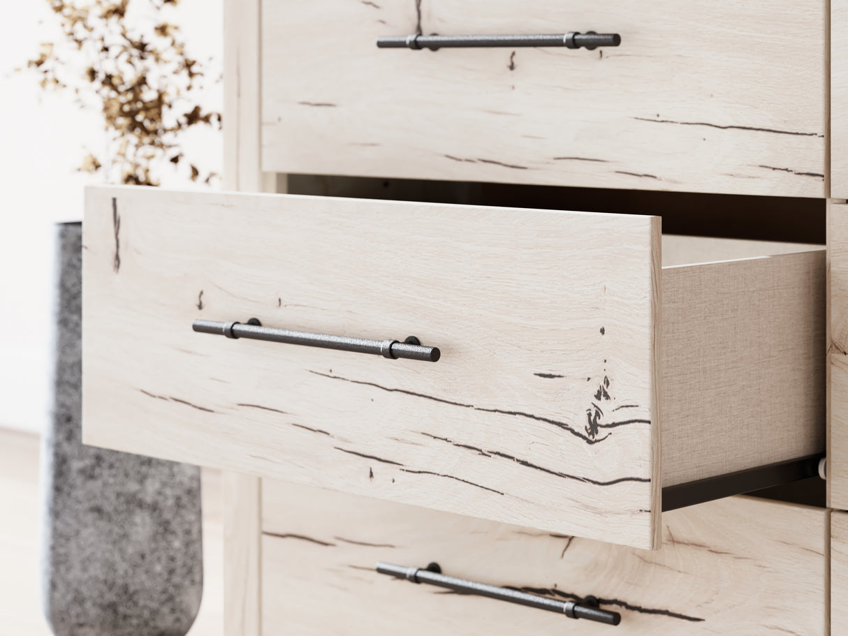 Lawroy Full Panel Headboard, Dresser and Mirror