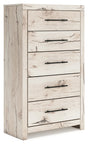 Furniture City Houma - Ashley Furniture - Lawroy Chest of Drawers - Five Drawer Chest / Light Natural - B2310-46