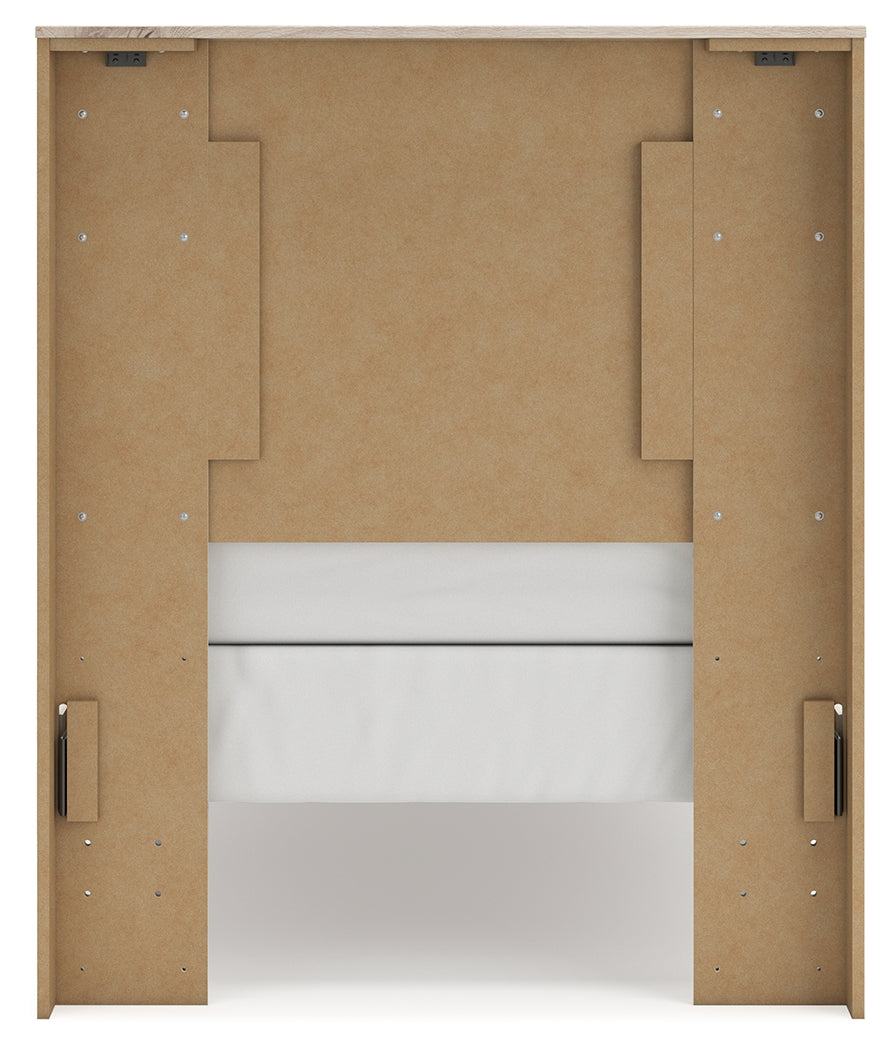 Lawroy Twin Panel Bed, Dresser and Mirror