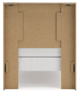 Lawroy Twin Panel Bed, Dresser and Mirror