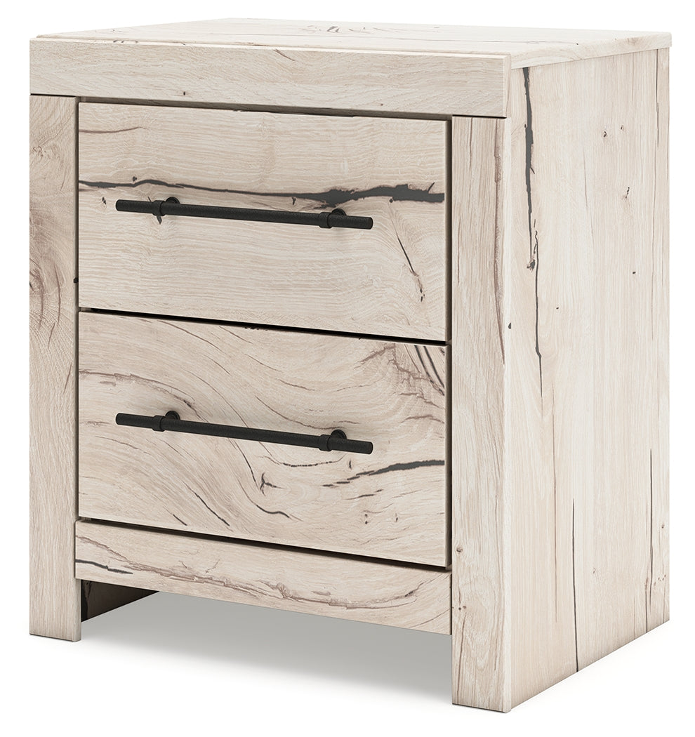 Lawroy King Panel Storage Bed, Dresser, Mirror, Chest and 2 Nightstands