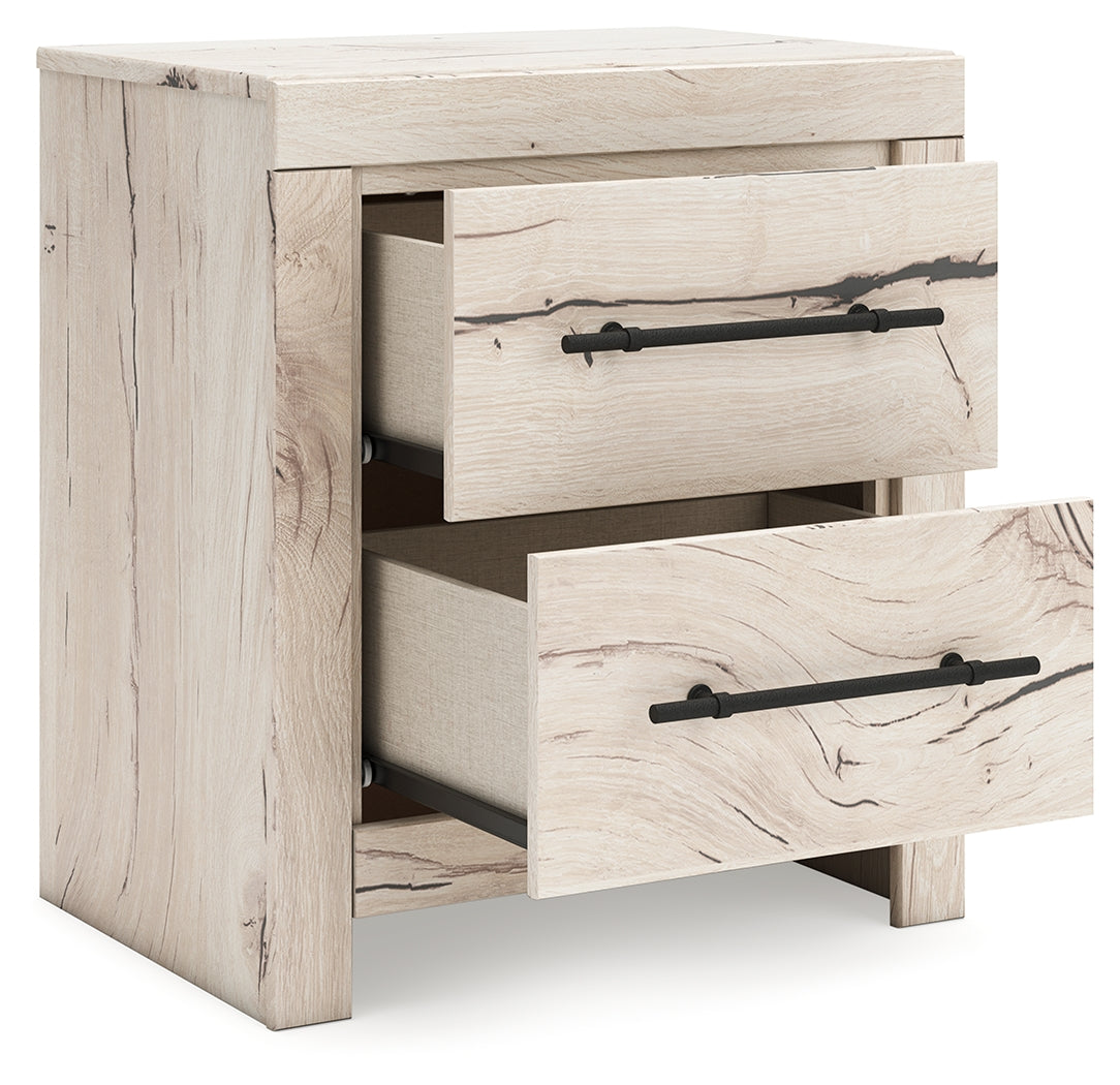 Lawroy King Panel Storage Bed, Dresser, Mirror, Chest and 2 Nightstands