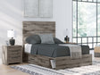 Furniture City Houma - Ashley Furniture - Graystorm Full Panel Storage Bed - Full Panel Storage Bed / Brown Gray - PCB2405B16