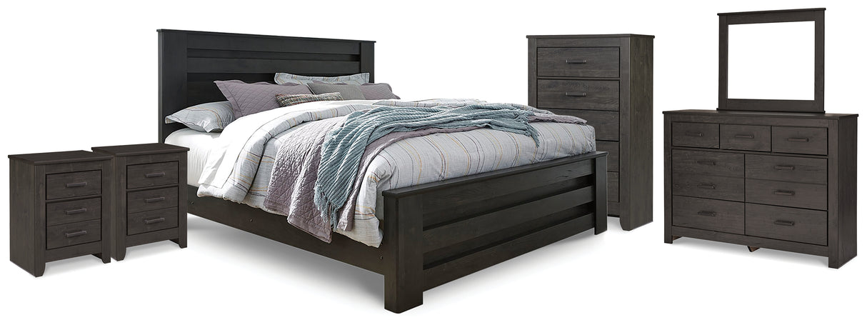 Brinxton King Panel Bed