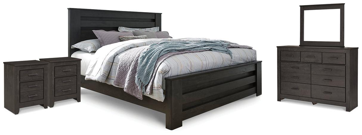 Brinxton King Panel Bed