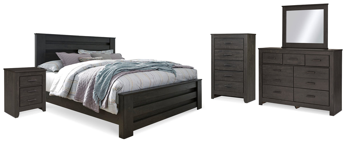 Brinxton King Panel Bed
