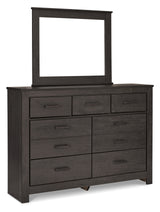 Brinxton Queen Panel Bed, Dresser and Mirror