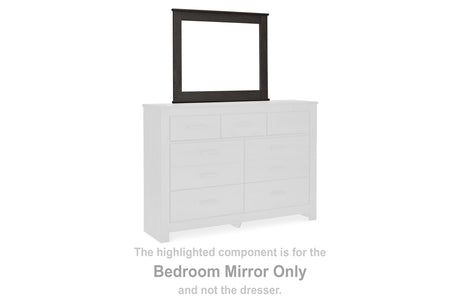 Furniture City Houma - Ashley Furniture - Brinxton Bedroom Mirror - Bedroom Mirror / Charcoal - B249-36