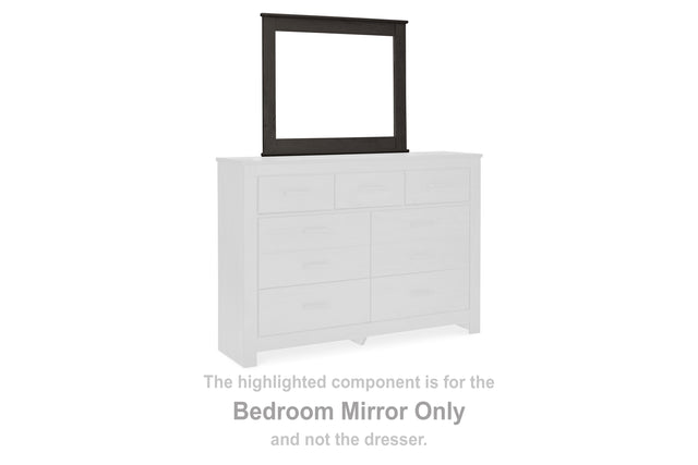 Furniture City Houma - Ashley Furniture - Brinxton Bedroom Mirror - Bedroom Mirror / Charcoal - B249-36